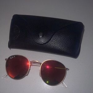 Ray Ban Polarized Round Sunglasses